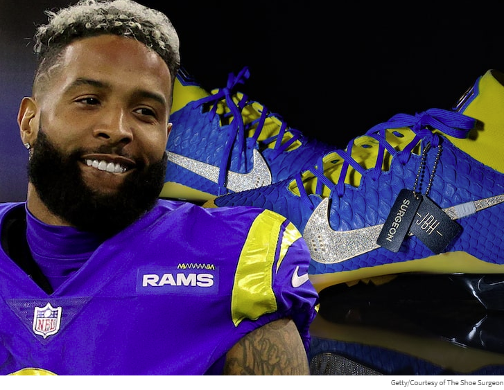 Shoe Surgeon made Odell Beckham Jr.'s $200K diamond cleats