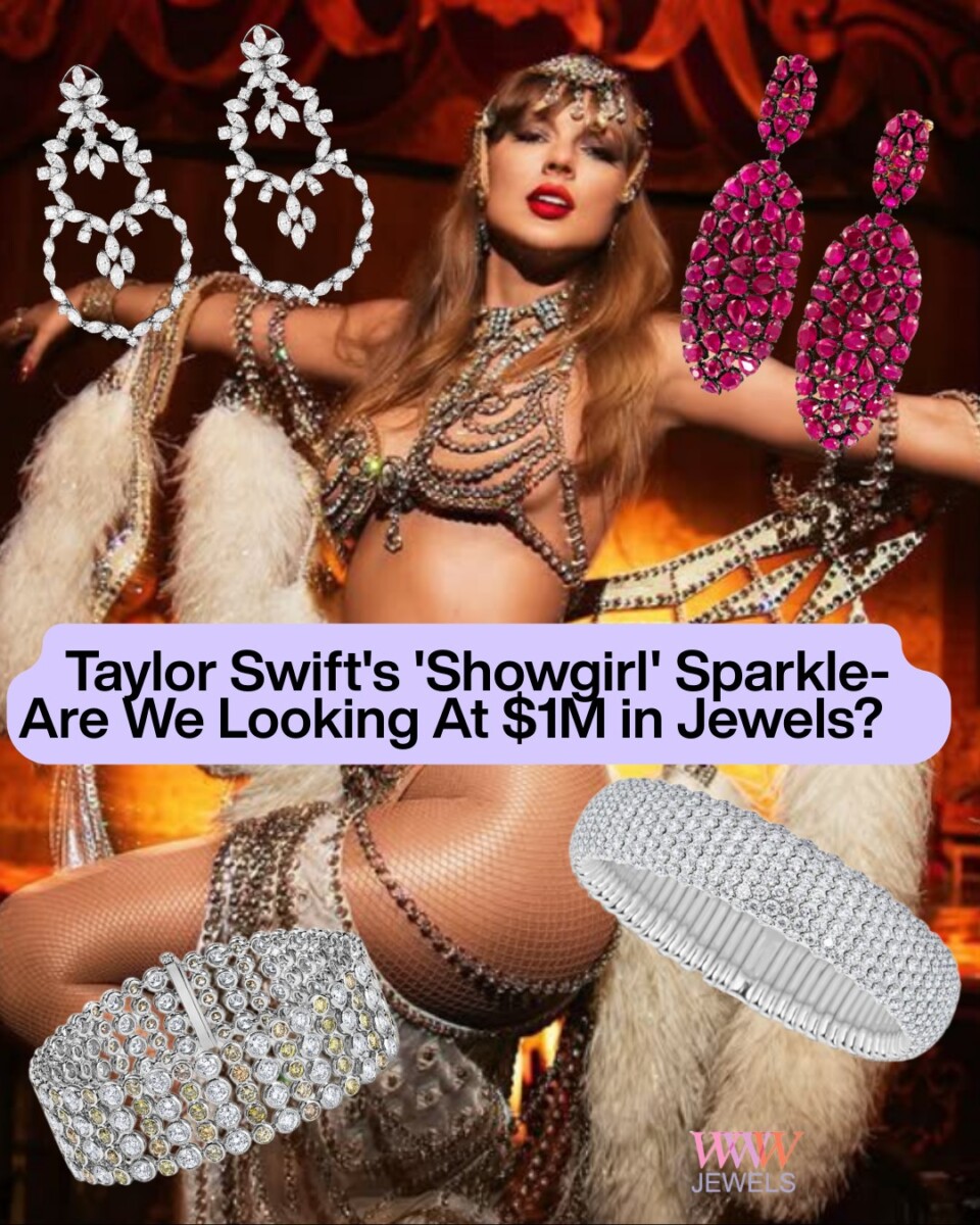 Taylor Swift's 'The Life of a Showgirl' Album Artwork Jewelry